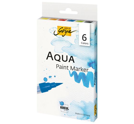 Solo Goya Aqua Paint Marker, 6er-Set