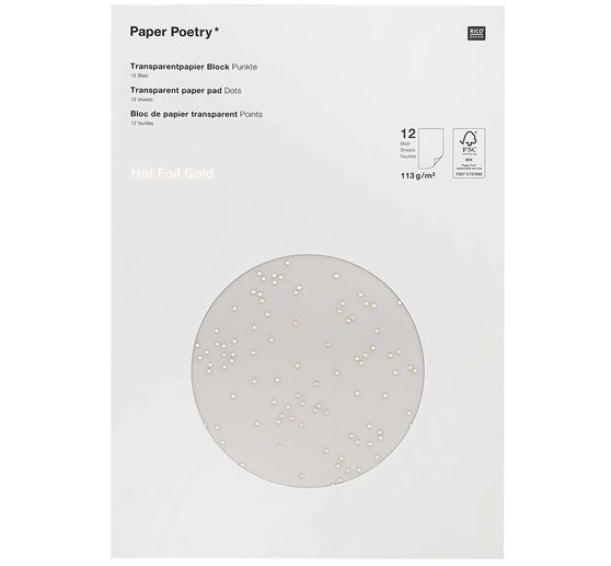 Transparentpapier "Punkte"