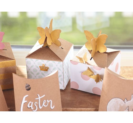 VBS Cardboard box "Butterfly", 4 pieces