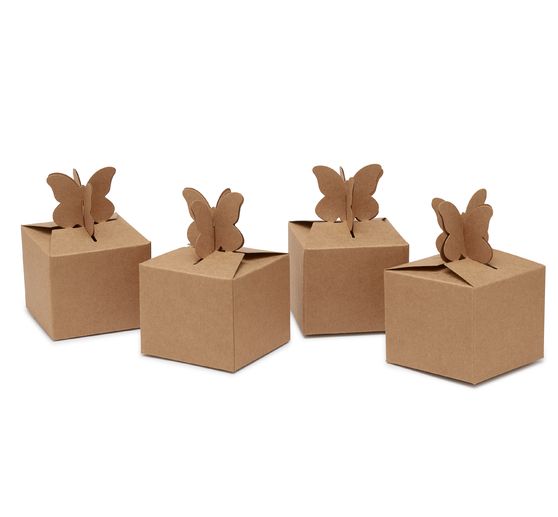 VBS Cardboard box "Butterfly", 4 pieces