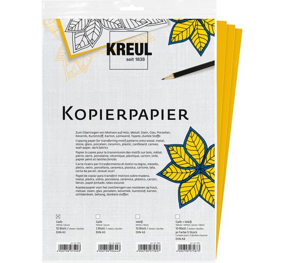 KREUL carbonless copy paper, 10 sheets