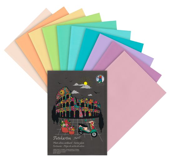 Photo cardboard block "Pastel"