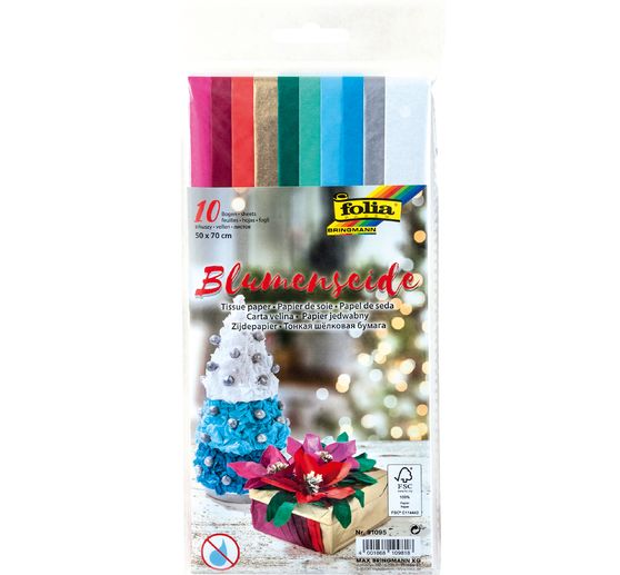 Blumenseiden-Sortiment "Weihnachtszeit"