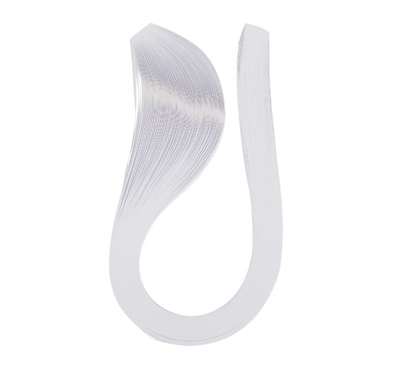 VBS Quilling stripes "White", 5 mm, 600 pieces