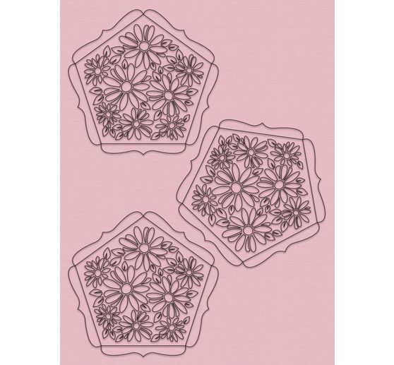 Silhouetten-Kugeln "Blumen''