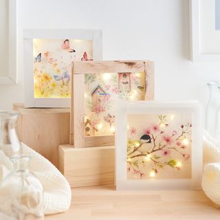 Strahlender Lichtrahmen 