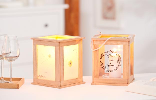 bastelklötzchen windlicht