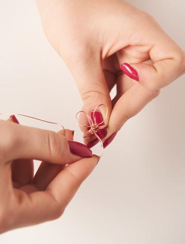 Blüten formen für den Nagellack Blumen Ring